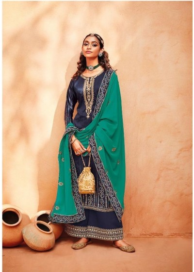 EBA LIFESTYLE RANG BANDHEJ VOL-2 1286 HEAVY SATIN LATEST SALWAAR KAMEEZ