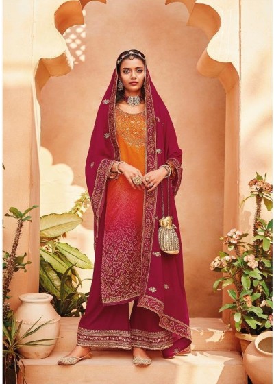 EBA LIFESTYLE RANG BANDHEJ VOL-2 1290 HEAVY SATIN LATEST SALWAAR KAMEEZ