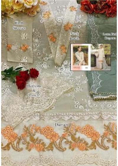SHREE FABS SOBIA NAZIR LAWN COLLECTION VOL-4 1802 TABBY SILK DIGITAL DEALER