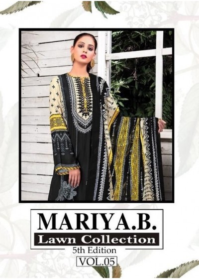 MARIYA.B. LAWN COLLECTION VOL-5 KARACHI SUITS COLLECTION
