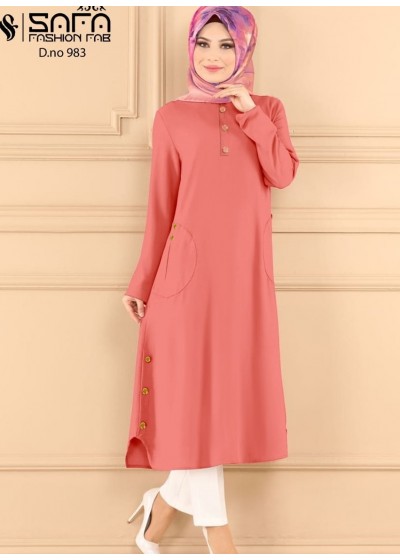 SAFA FASHION 983 TUNICS WEAR COLLECTION AVAILABAL SINGALE SURAT