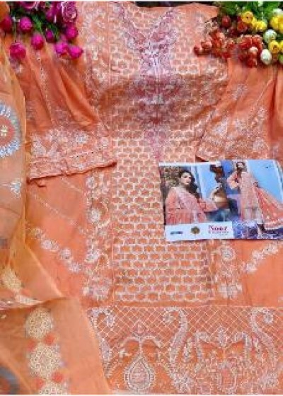 NOOR SAADIA ASAD VOL-3 1616 TABY SILK  EMBRODERD DEALER