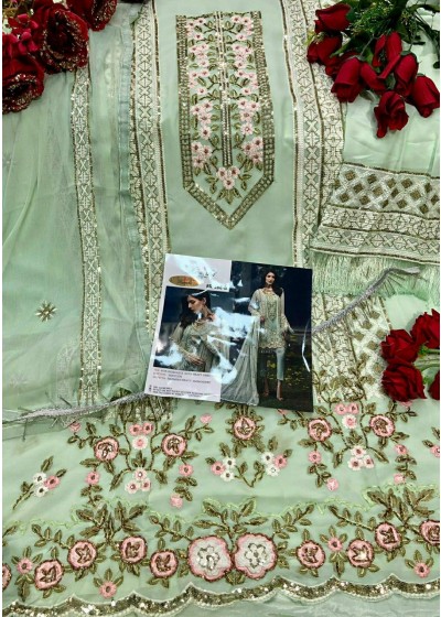RAMSHA R-386 B WHOLESALER PAKISTANI SUITS SURAT
