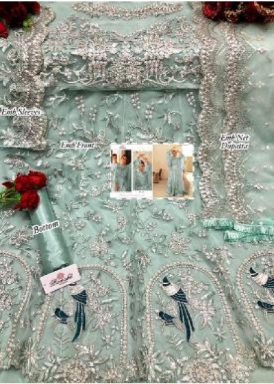 RAMSHA MUSHQ BRIDEL COLLECTION R 258 PAKISTANI SUITS WHOLESALER SUPPLIER