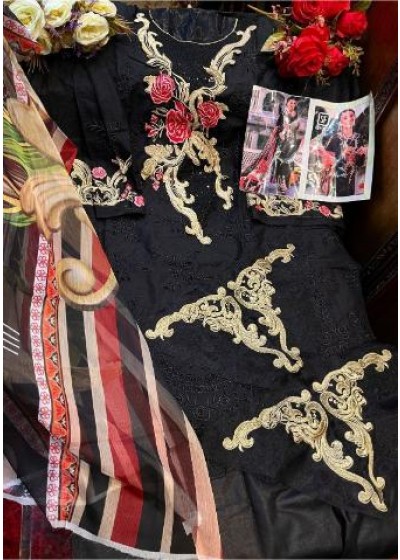 SF 118 BLACK PAKISTANI SALWAR KAMEZ MANUFACTURER