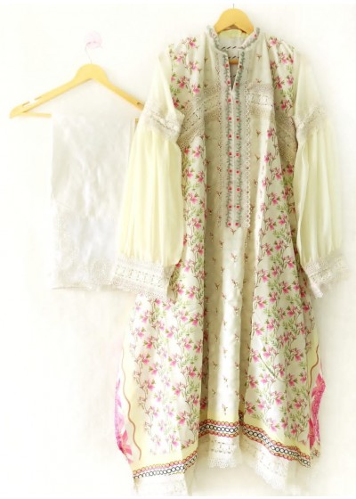 ZUNAIRAH FABS ZF 101 YELLOW BEST COLLECTION KURTIS