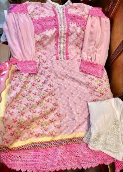 ZUNAIRAH FABS ZF 101 PINK BEST COLLECTION KURTIS