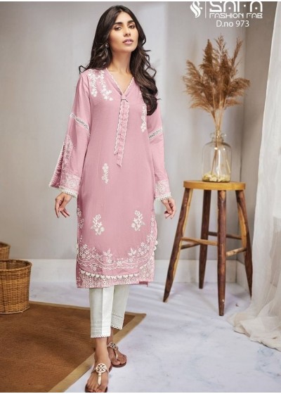 SAFA FASHION FAB DN 973 TONICS KURTIS SINGALE WHOLESALER