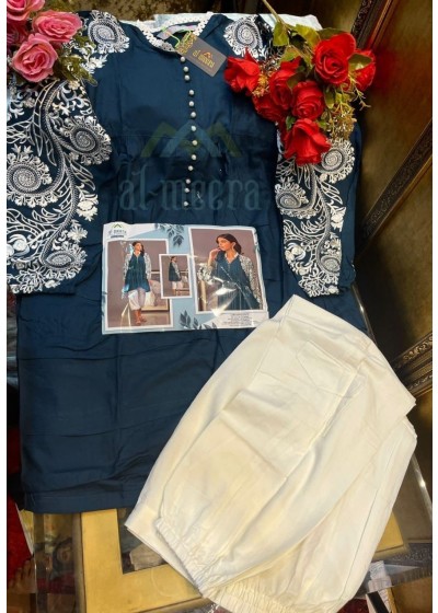 AL MEERA DESIGN QUEEN STUDIO DN 1134 PEACOCK KURTIS SHOPPING ONLINE