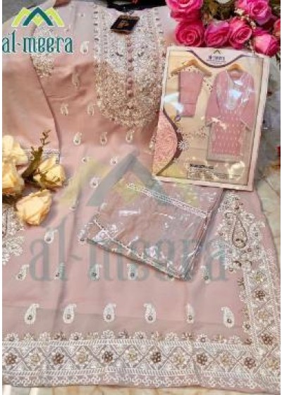 AL MEERA DN 1135 PINK KURTIS WHOLESALER ONLINE