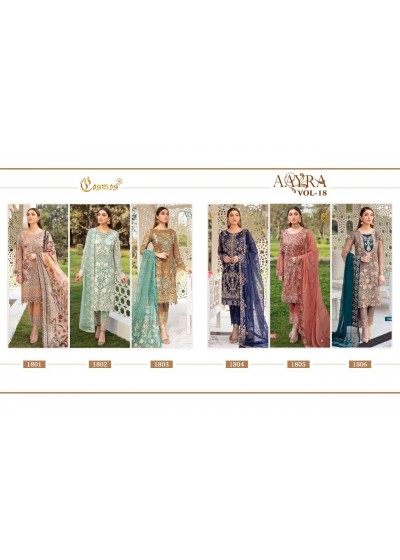 COSMOS AAYRA VOL 18 DN 1801 SALWAR KAMEEZ SINGLE