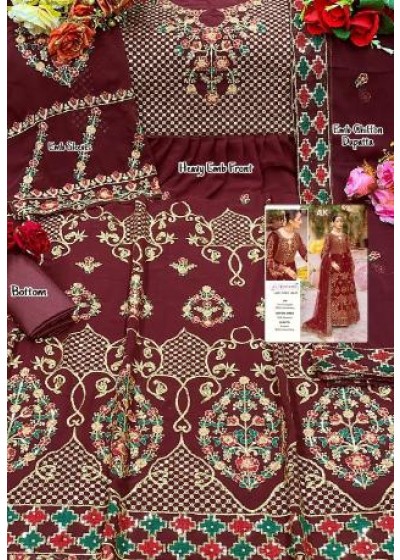 AL KHUSHBU ALK 144 B PAKISTANI SUITS BRIDAL