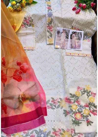 HOOR TEX 22002 PAKISTANI SALWAR KAMEEZ SEMI LOWN