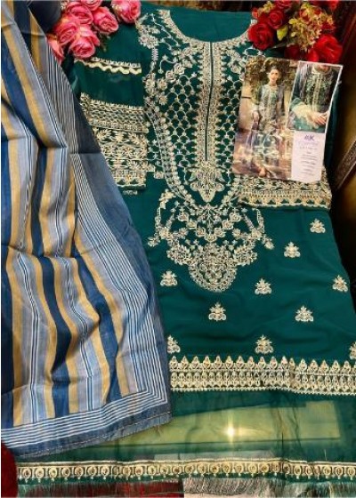 AL KHUSHBU ALK 150 DARKGREEN PAKISTANI SALWAR KAMEEZ HIT DESIGN 2022