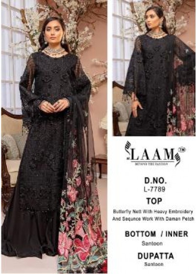 AL LAAM BEYOND THE FASHION L 7789 SALWAR KAMEEZ MANUFACTRER
