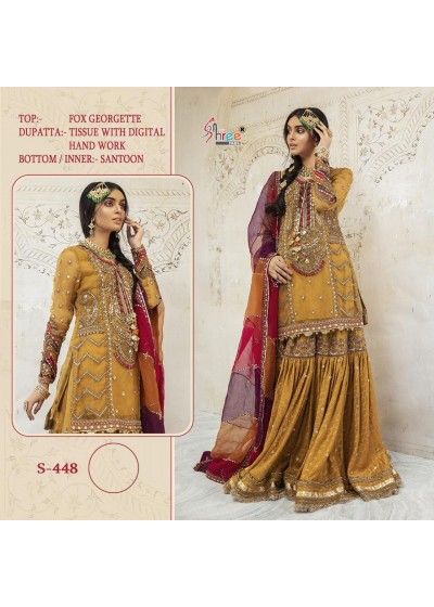 SHREE FABS S 448 PAKISTANI DRESSES BEST WHOLESALE