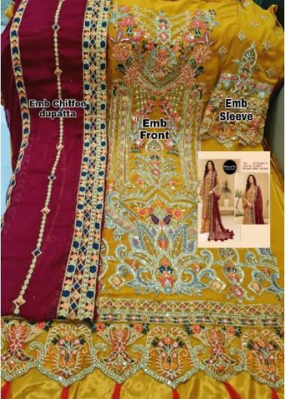MEHBOOB TEX MEHNDI SPECIAL M 02 PAKISTANI DRESSES ONLINE