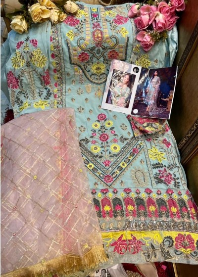 MEHBOOB TEX SAFIRA VOL 1 D NO 7773 FAUX GEORGETTE SALWAR KAMEEZ 