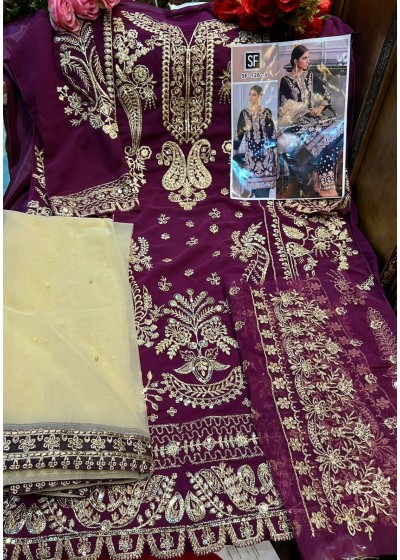 SF 126 A PAKISTANI SALWAR KAMEEZ FOX GEORGETTE