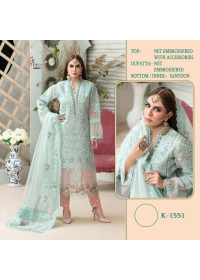 SHREE FABS K 1551 NEW PRODUCTS PAKISTANI SUITS