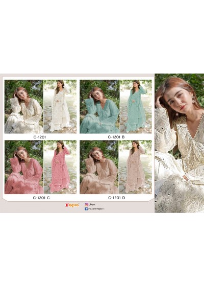 FEPIC ROSEMEEN C 1201 D BRANDED PAKISTANI SUITS AVAILABLE
