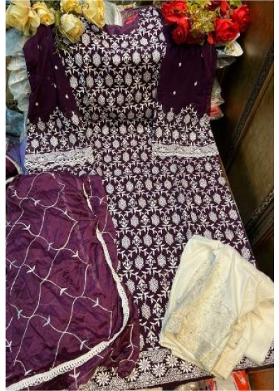 MEHBOOB TEX RASMIKA VOL 1 WINE READYMADE SALWAR KAMEEZ AVAILABLE