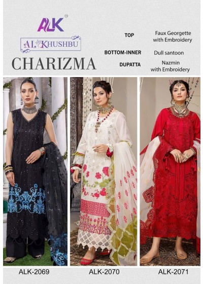ALK KHUSHBU CHARIZMA VOL 1 ALK 2069 PAKISTANI DRESS ONLINE