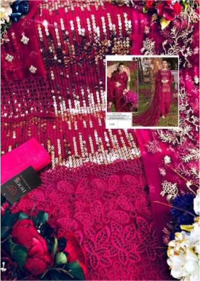 HOOR TEX H 03 PINK SALWAR KAMEEZ FOX GEORGETTE