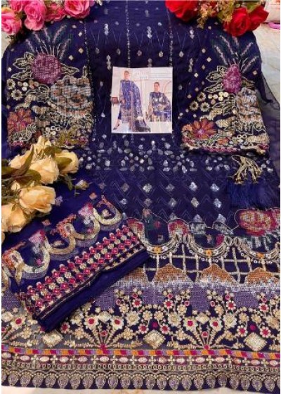 ZARAQASH CHANTELLE Z 2025 E BLUE WHOLESALE BY ONLINE SURAT