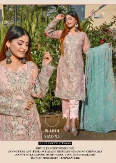 SHREE FABS R 1014 LATEST PAKISTANI KURTIS