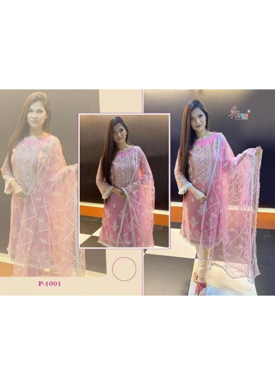 SHREE FABS P 1001 PINK PAKISTANI KURTIS MANUFACTURER