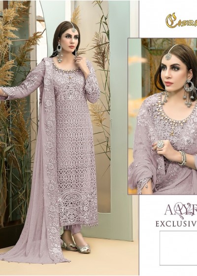COSMOS AAYRA EXCLUSIVE 4 C PAKISTANI DRESS SINGLE DEALER SURAT