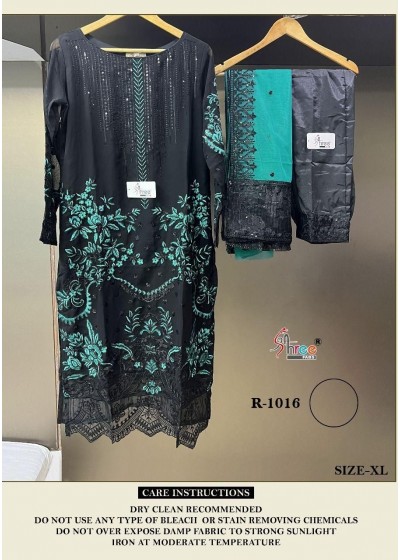 SHREE FABS R 1016 LATEST BLACK KURTIS ONLINE SHOPPING