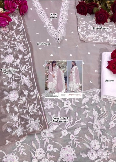 LAAIBAH DESIGNER AAYARA 33 D WHOLESALER PAKISTANI SUITS SINGLE PIECE