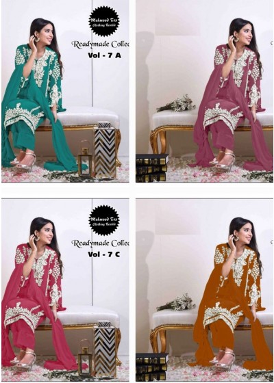MEHMOOD TEX READYMADE COLLECTION VOL 7 KURTIS ONLINE SHOPPING