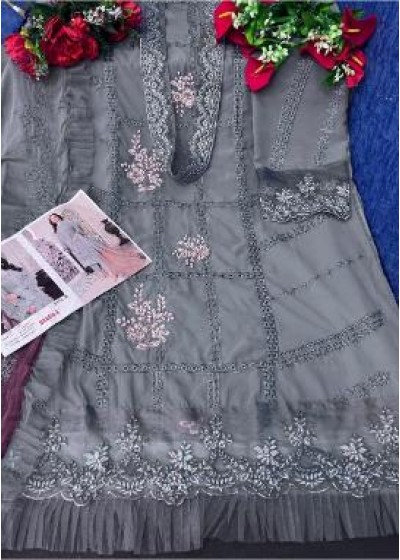 MAARIA A 9112 D PAKISTANI SUITS FOX GEORGETTE