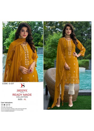 DEEPSY SUITS D 237 READYMADE COLLECTION SIZE XL PAKISTANI SUITS
