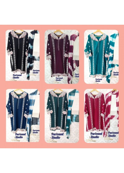 PRIZAAD STUDIO PZ 17 A TO 17 F SINGLE PIECE KURTIS