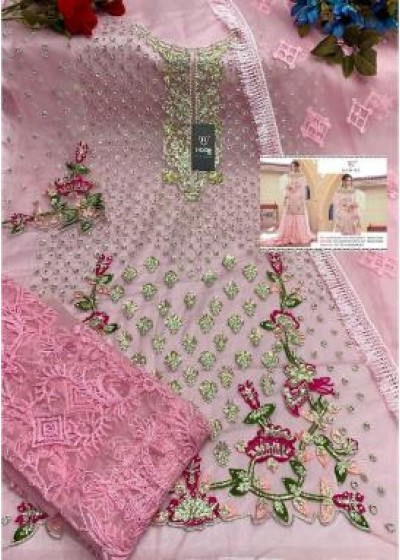 HOOR TEX 24011 B PINK BEST PAKISTANI SUITS SURAT