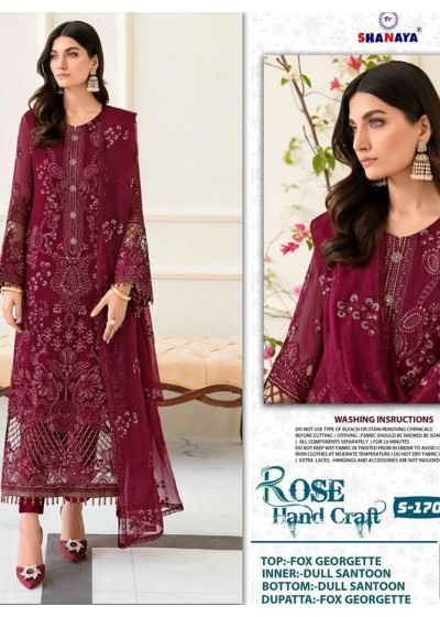 SHANAYA ROSE HAND CRAFT 170 PAKISTANI SUITS LATEST DESIGN