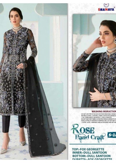SHANAYA ROSE HAND CRAFT 182 PAKISTANI SUITS DEALER