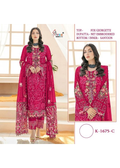 SHREE FABS K 1675 C LATEST PAKISTANI SUITS IN INDIA