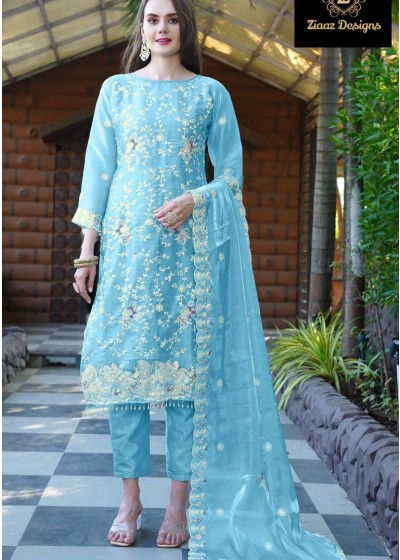 ZIAAZ DESINGNS 714 A PAKISTANI DRESSES 