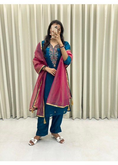 BE 301 READYMADE HAND WORK PAKISTANI SUITS 