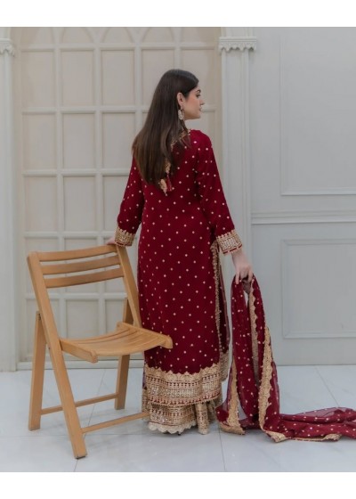 ZB 5041 READYMADE SUITS RED 