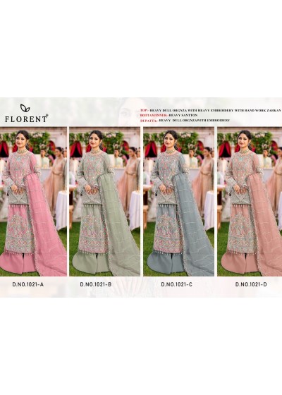 FLORENT 1021 PAKISTANI SALWAR SUITS WHOLESALER