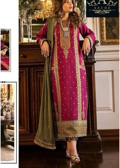 AZURE 13092 PAKISTANI SUITS SINGLE PIECE