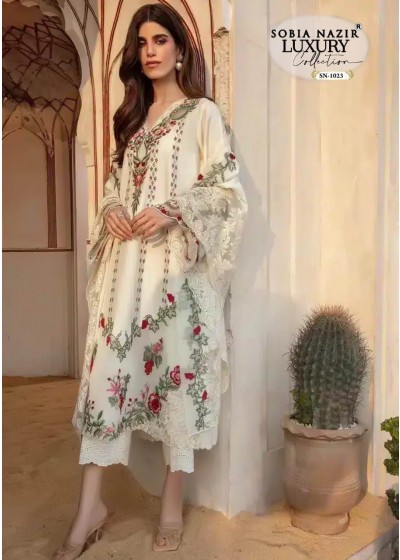 SOBIA NAZIR LUXURY SN 1023 PAKISTANI SUITS CHIKANKARI COLLECTION