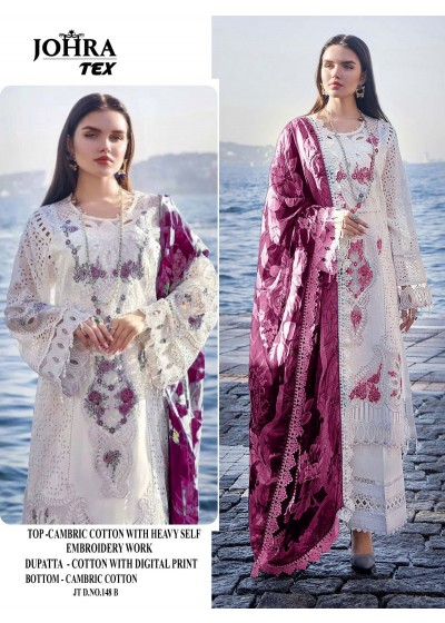 JOHRA TEX JT 148 B PAKISTANI SUITS HIT COLOURS SURAT