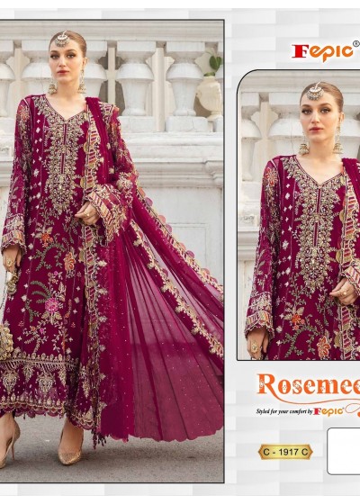 FEPIC ROSEMEEN 1917 C PAKISTANI SALWAR SUITS WHOLESALE SINGLE